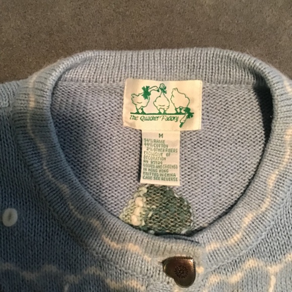 Quacker Factory embroidered cardigan sweater - Picture 2 of 3